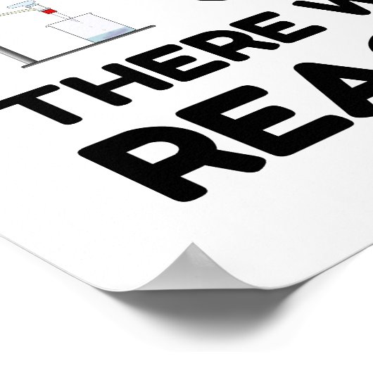 Funny Science lover Chemie Witz Poster (Ecke)