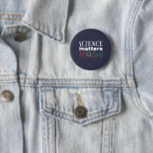 Funny Science Matters Geek and Nerd Scientist Button (Beispiel)