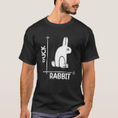 Funny Science Nerd Duck Rabbit Physik Math Geek N T-Shirt (Vorderseite)
