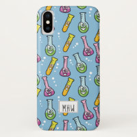 Funny Science Pattern benutzerdefinierte monogramm