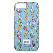 Funny Science Pattern benutzerdefinierte monogramm Case-Mate iPhone Hülle (Rückseite)