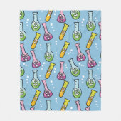 Funny Science Pattern Fleece-Decken Fleecedecke (Vorderseite)