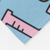 Funny Science Pattern Fleece-Decken Fleecedecke (Ecke)