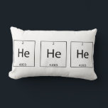 Funny Science Pillow Lendenkissen<br><div class="desc">Bist du ein Naturwissenschaftsfreak oder nur eine Liebe ein guter Wortspiel? Dieses Kissen wird sicher dafür sorgen, dass in Ihrer Zuhause oder Ihrem Büro etwas Lachen geschieht. Die Vorderseite und die Rückseite des Kissens haben das gleiche Design, sind aber auf der einen Seite in Weiß und auf der anderen in...</div>