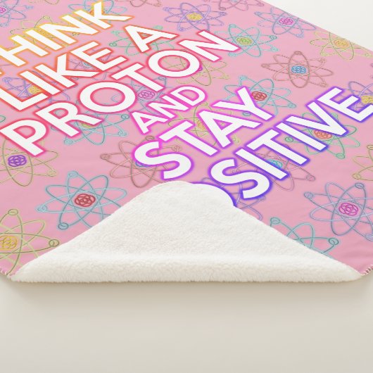 Funny Science Positives Attitude Zitat Girly Pink Sherpadecke (3/4)