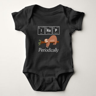 Funny Science Pub Chemie Sloth Nickerchen Lover Baby Strampler