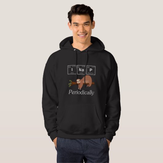 Funny Science Pub Chemie Sloth Nickerchen Lover Hoodie (Vorne ganz)