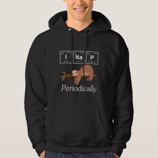Funny Science Pub Chemie Sloth Nickerchen Lover Hoodie (Vorderseite)