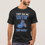 Funny Science Pun Crispr Gene Editing Biotech Prot T-Shirt<br><div class="desc">Funny Science Pun Crispr Gene Editing Biotech Protein Cas9</div>