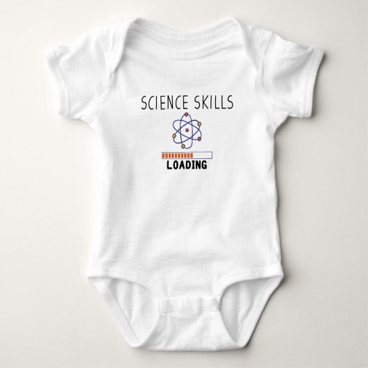 Funny Science - Science Skills Loading - Scientist Baby Strampler (Vorderseite)