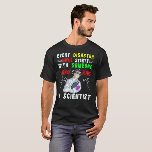 Funny Science Scientific zitiert Geek T-Shirt (Vorne ganz)