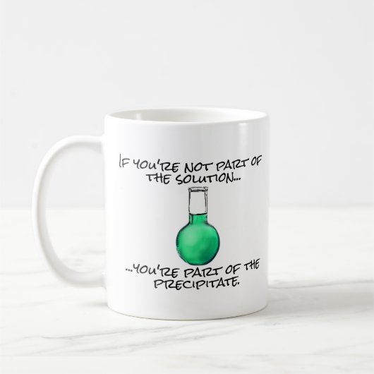 Funny Science Solution Kaffeetasse (Links)