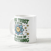 Funny Science Spaß T - Shirt - "Vertraue niemals e Kaffeetasse (Vorderseite Links)