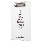Funny Science Student Personalisiert School Gift Klemmbrett (Links)
