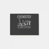Funny Science Students Chemistry Is Like Cooking Post-it Klebezettel (Vorderseite)