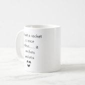 Funny Science Tasse - "The Gift for Science Lovers (Vorderseite Links)