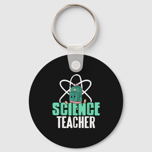 Funny Science Teacher Backpack School Humor Schlüsselanhänger (Vorderseite)