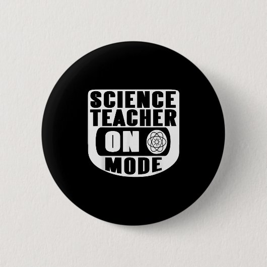 Funny Science Teacher On Mode Activated With Atom Button (Vorderseite)