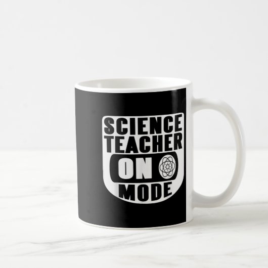 Funny Science Teacher On Mode Activated With Atom  Kaffeetasse (Rechts)