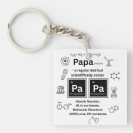 Funny Science Vater Vatertag PaPa Schlüsselanhänger