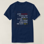 Funny Science Zitat Algebra Math T-Shirt (Design vorne)