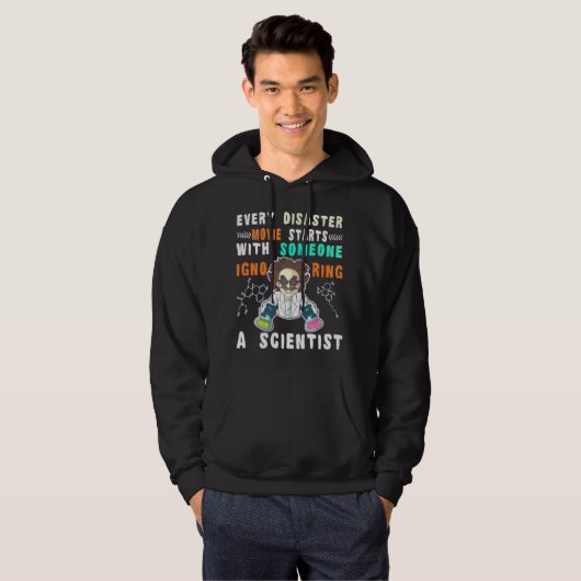 Funny science zitiert Geek Geek Geek Hoodie (Vorne ganz)