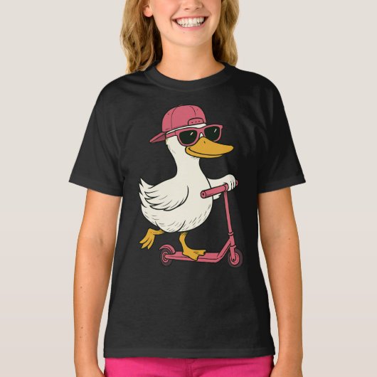 Funny Scooter Albern Goose T-Shirt (Vorderseite)