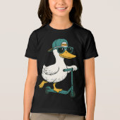 Funny Scooter Albern Goose Tri-Blend Shirt (Vorderseite)