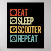 Funny Scooter Stunt Scooter Rider Scooter Tricks R Poster (Vorne)