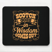 Funny Scotch Whiskey Lover Geschenk Bourbon Whisky Mousepad (Vorne)