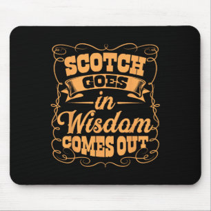 Funny Scotch Whiskey Lover Geschenk Bourbon Whisky Mousepad