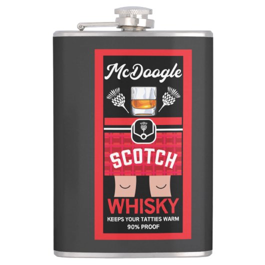 Funny Scotch Whisky Flachmann (Vorderseite)