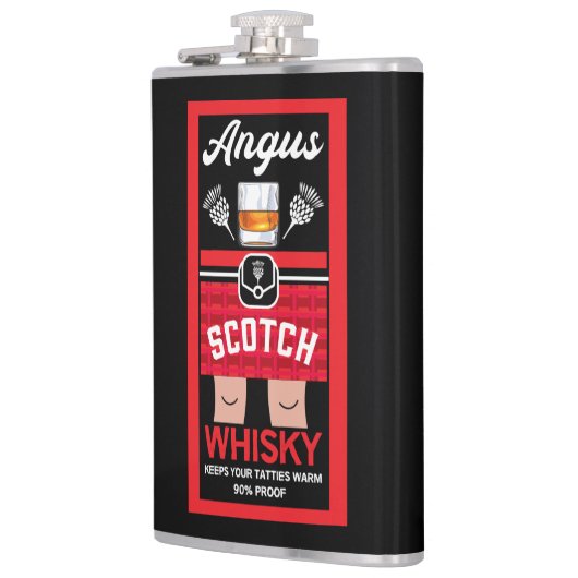 Funny Scotch Whisky Flachmann (Links)