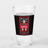 Funny Scotch Whisky Glas (Rückseite)