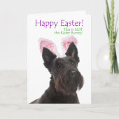 Funny Scottie Ostercard Feiertagskarte (Vorderseite)