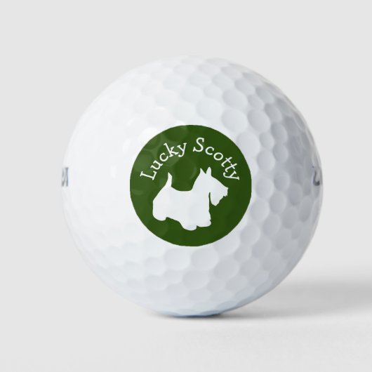 Funny Scottie Terrier Scotty Dog Golfball (Vorderseite)