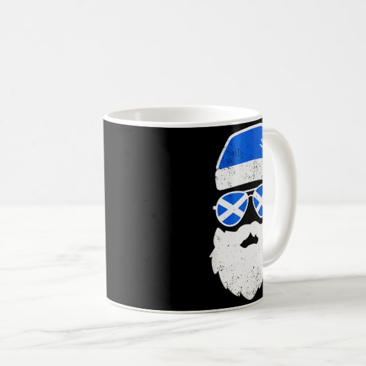 Funny Scottish Christmas Pajama Funny Matching Fam Kaffeetasse (VorderseiteRechts)