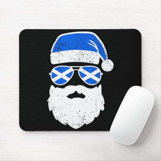 Funny Scottish Christmas Pajama Funny Matching Fam Mousepad (Mit Mouse)