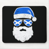 Funny Scottish Christmas Pajama Funny Matching Fam Mousepad (Vorne)