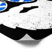 Funny Scottish Christmas Pajama Funny Matching Fam Poster (Ecke)