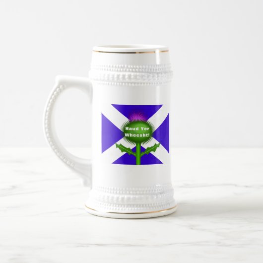 Funny Scottish Tasse, Funny Scottish Redewendungen Bierglas (Links)
