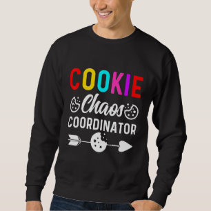 Funny Scout for Girls Cookie Chaos Koordinator Wom Sweatshirt