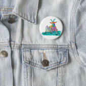 Funny Screening Goat Animal Art Malerei Design Button (Beispiel)