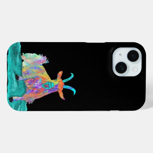 Funny Screening Goat Case-Mate iPhone Hülle (Rückseite (Horizontal))