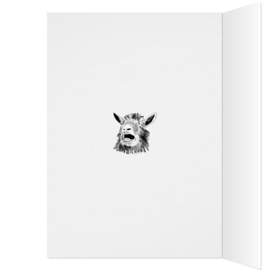 Funny Screening Goat Zeichnend (Innen (Links))