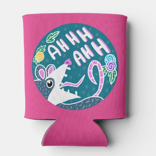 Funny Screening Possum & Blume Dosenkühler (Rückseite)