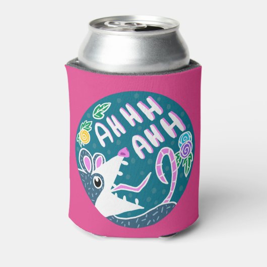 Funny Screening Possum & Blume Dosenkühler (Kanne Rückseite)