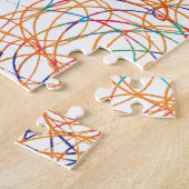 Funny Scribbles Challenging Rainbow Pattern Puzzle (Seite)