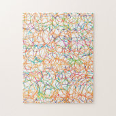 Funny Scribbles Challenging Rainbow Pattern Puzzle (Vertikal)