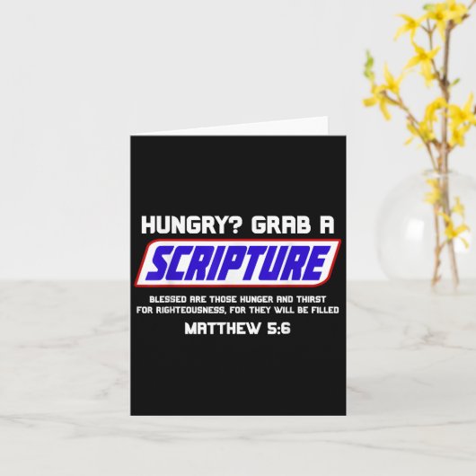 Funny Scripting, Bible Verse, berühmtes Skriptu Karte (Gelbe Blume)